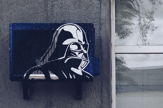 pintar aire acondicionado decoracion